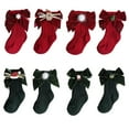 thumbnail image 6 of LOVEBAY Baby Girls Boys Socks Toddler Bow Socks Kids Stockings Baby Socks Thick Winter Socks with Grips for Baby Kids Xmas Holiday Socks, 6 of 6