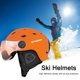 thumbnail image 5 of Casco de esquí Casco de seguridad 16 respiraderos Casco protector de esquí integrado para hombres y mujeres, 5 of 7