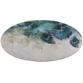 thumbnail image 5 of Gradient Peacock Feather Round Carpet Circle Rug Outdoor Patio Area Rug Washable Large Area Rugs Hallway Room Decor Fitness Mats, 5 of 8