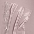 Martex Elegance 4-Piece Queen Satin Sheet Set | Silky Smooth | Great for Hair & Skin | Rose Gold