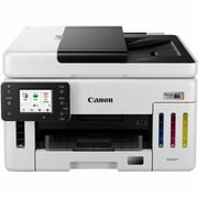 Canon MAXIFY GX6120 Wireless MegaTank Duplex All-in-One Inkjet Color Printer, White