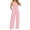 Pink, variant on Yigetop Strapless Romper, Womens Rompers for Summer off Shoulder Wide Leg Jumpsuits Women Summer Casual Loose Sleeveless Beach Outfits Jumpsuits for Women Casual Beige L