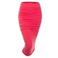 thumbnail image 1 of Doublju Women's Slim-Fit Ruched Long Pencil Skirt (Plus Size Available), 1 of 3