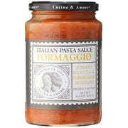 Cucina & Amore Italian Pasta Sauce Formaggio Tomato, Ricotta & Parmigiano Reggiano --