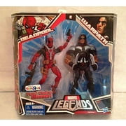 Marvel Legends Fans' Favorite Deadpool (Red and Black) & Warpath (Black and Silver), 2-pack
