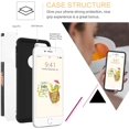 thumbnail image 2 of Étui iPhone 8 Plus, Étui iPhone 7 Plus, Ananas Coloré Antichoc pour iPhone 7/8 Plus, Noir, 2 of 8