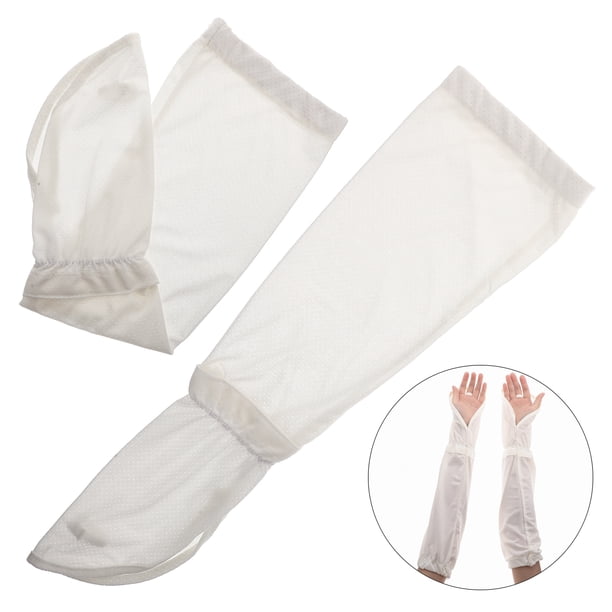 1 par de mangas del brazo de verano cubre protectores de brazo suelto protección de brazo de enfriamiento mangas de brazo de enfriamiento