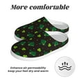thumbnail image 6 of Haiem St. Patrick's Day8 Print Women's Fuzzy Memory Foam House Slipper Cozy Home Footwear Non-slip Winter Slippers-44/45, 6 of 7