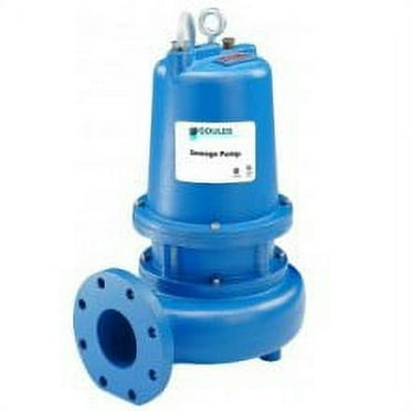 Goulds WS5034D4, Model 3888D4, WS_D4 Series, Sewage Pump, 5 HP, 460 Volts, 3 Phase, 550 GPM Max