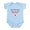 Sky Blue, variant on CafePress - Make Me Look Korean Infant Bodysuit - Baby Light Bodysuit, Size Newborn - 24 Months