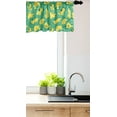 thumbnail image 3 of Ambesonne Dog Window Valance, Cartoon Style Funky Doggies, 54" X 12", Sea Green Pastel Yellow, 3 of 3