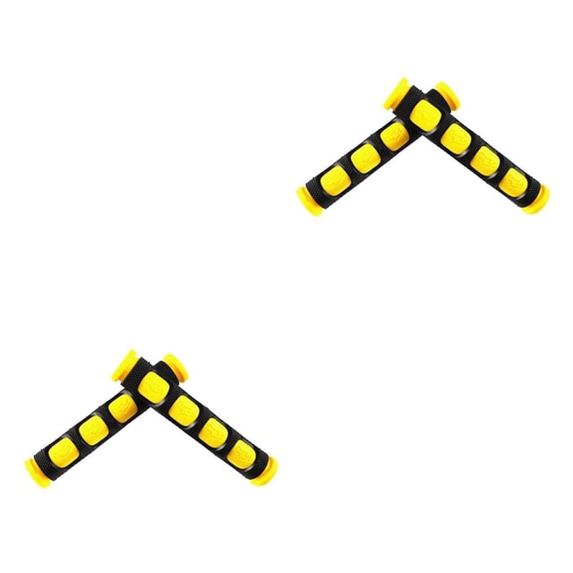 ZheElen 1 Pair Motorcycle Handlebar Grip Snowmobile Mountain Bike Hand Brake Handgrip Sleeve Replacement Part Accessories Yellow 2Set