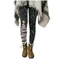thumbnail image 3 of Horkkom Christmas Leggings for Women Christmas Tree Print High Waisted Tights Yoga Workout Christmas Pants M, 3 of 7