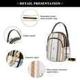 thumbnail image 4 of FORMRS Crossbody Bag for Women Quilted Travel Shoulder Cell Phone Purse with Chain Strap Handbag, Nautical Pattern, 4 of 7