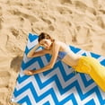 thumbnail image 6 of Beach Chair Cover with Side Pockets Thick and Quick Dry Chaise Lounge Chair Towel Cover for Sun Lounger Pool Sunbathing Garden Beach Hotel No Sliding-B, 6 of 6
