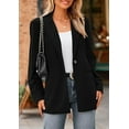 thumbnail image 3 of PRETTYGARDEN Women's Winter Corduroy Blazers Jackets Dressy Casual Ribbed Long Sleeve Lapel Fashion Work Business Outerwear, 3 of 10