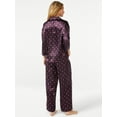 thumbnail image 2 of Joyspun Women's Satin Pajama Sleep Set, 2-Piece, Sizes S to 3X, 2 of 3