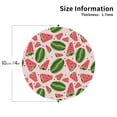 thumbnail image 2 of Kdxio Watermelon Funny Coasters,4 Pcs Leather Coasters,Housewarming Gifts,Protect Furniture from Water Marks Scratch and Damage, 2 of 8