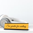 thumbnail image 2 of See Greeter For Seating, Black Frame, Desk Sign (2x8"), 2 of 3