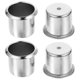 thumbnail image 1 of TABLZONE 4Ud De Metal Plateado Para Con Soporte De Vela Tealight, 1 of 5