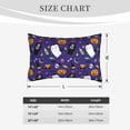 thumbnail image 4 of Picia Cute And Creepy Pattern Plush Pillow Case – Soft and Cozy Cushion Cover, Hypoallergenic Throw Pillow Case for Home Decor-14"x20", 4 of 6
