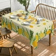 thumbnail image 2 of Sukkot Tablecloth 60×84 Inch Rectangular, Etrog Lulav Hebrew Jewish Harvest Happy Sukkot Washable Table Cover for Party Picnic Dinner Decor, 2 of 6