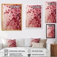 thumbnail image 4 of Designart "Cherry Orchard in Bloom IV" Floral Framed Wall Art - Traditional Pink Cherry Hallway Framed Wall Art Decor, 4 of 6