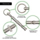 thumbnail image 3 of 2 x silbatos para perros profesionales para criar y entrenar perros - con tono ajustable - para entrenamiento de perros - material: latón, color: plata Adepaton Accesorios para Entrenamiento y Limpieza, 3 of 8
