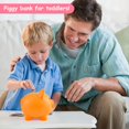 thumbnail image 2 of Piggy Bank PJDRLLC de plástico irrompible para niñas y niños, 2 of 5