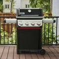 thumbnail image 2 of Weber Spirit Gas Grill, E-425 4 Burner Propane Gas Grill with Wheels, Black, 2 of 11
