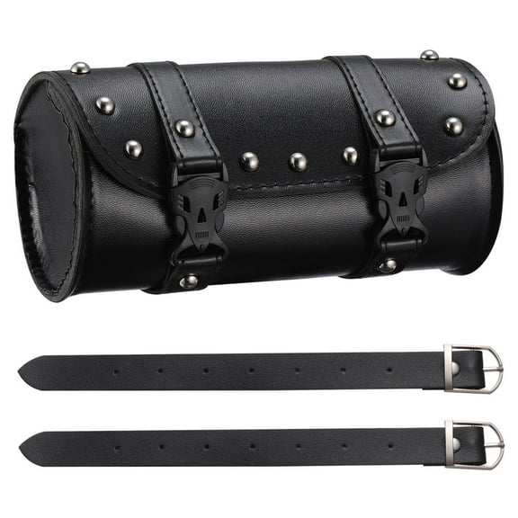 LULULION Motorcycle Swing Arm Bag Black 1Set