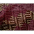 thumbnail image 4 of oneOone Silk Tabby Dark Wine Fabric Chevron Geometric Diy Clothing Quilting Fabric Print Fabric By Yard 42 Inch Wide, 4 of 4