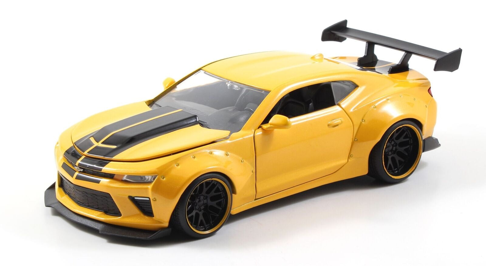 Theveterinarymedicine Com Jada Chevrolet Camaro Ss 2016 Wide Body Ver Yellow With Black Stripe 1 24 98138 Toys Hobbies Contemporary Manufacture