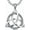 A-Silver, variant on Celtic Necklace for men Sterling Silver Celtic Knot Triquetra Triangle Trinity Necklace Gift for Men