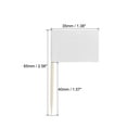 thumbnail image 2 of 100 Pcs Flag Toothpicks Cheese Markers Colored Cake Toppers White, 2 of 8