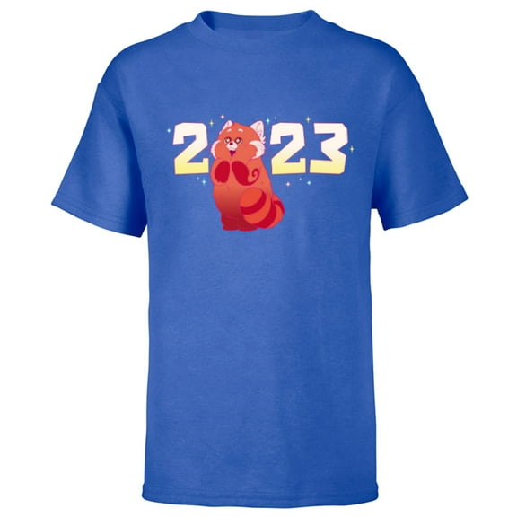 Disney and Pixar’s Turning Red Mei Lee 2023 New Year - Short Sleeve T-Shirt for Kids - Customized-Royal