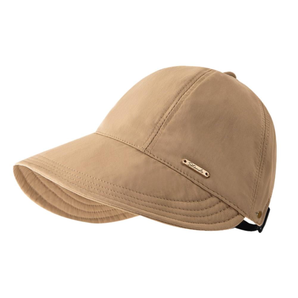 Sun Protection Fisherman Hat UPF Breathable Polyester Outdoor Cap Adjustable 56-58 cm Wide Brim UV Blocking for Fishing Hiking Gardening Daily Wear Men Women
