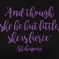 thumbnail image 3 of CafePress - And Though She Be But Little, She Is T Shirt - Women's Traditional Fit Dark T-Shirt, 3 of 4