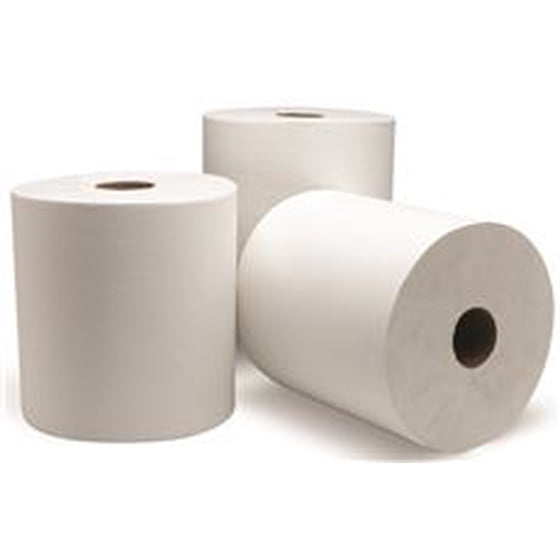 Renown Select Paper Towel Roll Universal 1000' 8'' White 6 Rolls Per