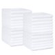 thumbnail image 1 of Fast Drying Cotton Washcloths for Bathroom, Machine Washable, Soft and Highly Absorbent, 12 x 12 in, White, 24-Pack, 1 of 5