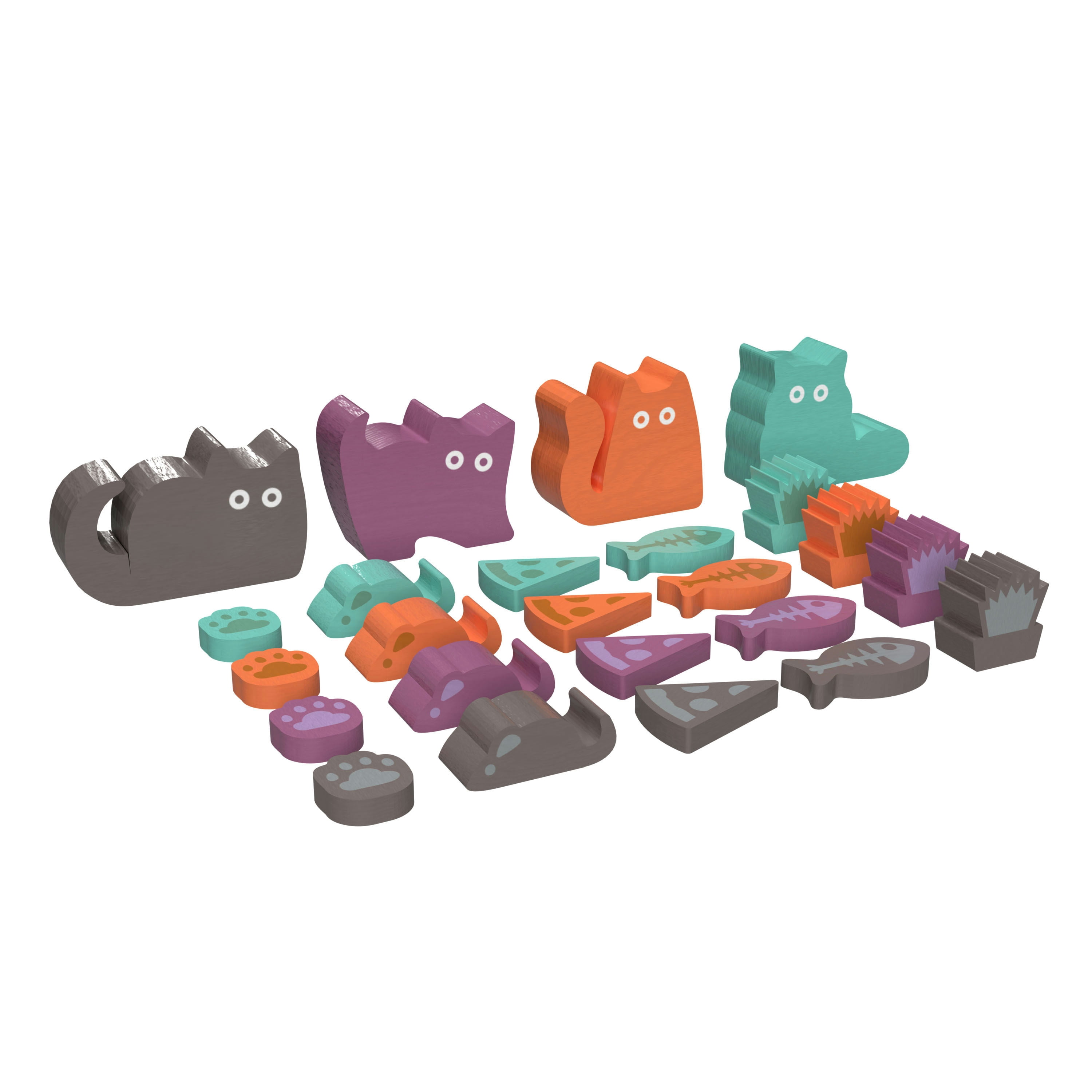 USAopoly Cats Knocking Things Off Ledges Board Game