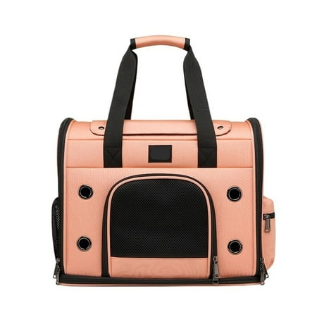 FL Crossbody Dog Bag Pet Backpack Crossbody Bag With Safety Rope Shoulder Bag Pet Carrier For Cats Dogs Stuff Dog Carrier