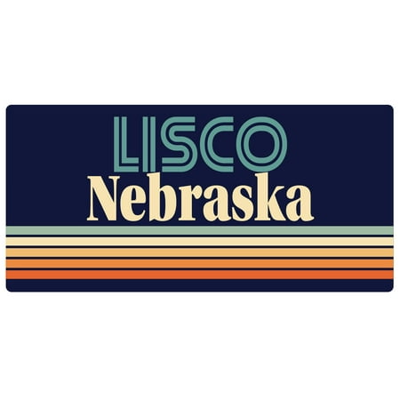 

Lisco Nebraska 5 x 2.5-Inch Fridge Magnet Retro Design