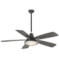 thumbnail image 2 of Minka-Aire Groton 56-Inch 5-Blade LED Ceiling Fan in Oil Rubbed Bronze Finish W/ Dark Pine Blades & Clear Fresnel Lens - F681L-ORB, 2 of 2