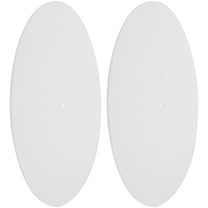 WEUVEB White Felt Turntable Slipmat for Home Record Player Protection 2Pcs