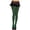 Black/Hunter Green, variant on Women's Opaque Striped Tights
