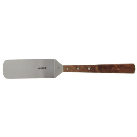 HUBERT® Long Food Turner Stainless Steel with Rosewood Handle - 8"L x 3"W Blade