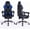 Blue Black, variant on ODUWA High Back Ergonomic Computer Gaming Chair with Footrest, Adjustable Reclining Desk Chair with Headrest, Massage Lumbar Support and Linkage Armrests