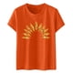 thumbnail image 1 of Camisetas de Manga Corta para las Mujeres Impresas Cuello Redondo Camiseta, Blusa Suelta de Poliéster Casual para el Trabajo, Diario Y Primavera Invierno, 1 of 4
