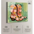 thumbnail image 2 of Wildflower Cowboy Boots Acrylic Trendy Cowboy Decor by Art Remedy, Ready to Hang, 30 x 30, 2 of 7